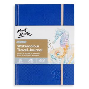Mont Marte Watercolour Travel Journal Premium A5 30 Sheets A5 200gsm